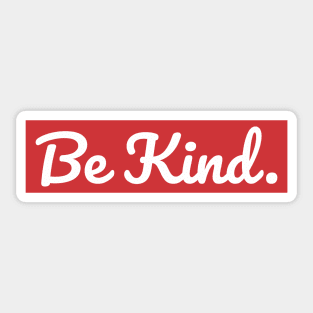 Be Kind - Red Sticker